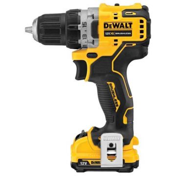 Masina de gaurit si insurubat DeWALT DCD701D2, 12 V, 2 Ah, mandrina rapida, 57.5 Nm