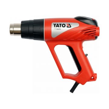 YATO Pistol termic cu afișaj LCD + accesorii 600 °C 2000 W