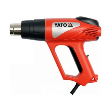 YATO Pistol termic cu afișaj LED + accesorii 550 °C 2000 W