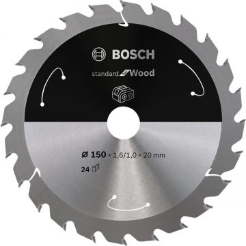 Bosch  Standard for Wood - Panza fierastrau circular lemn 150x20x1.6 mm 24 dinti