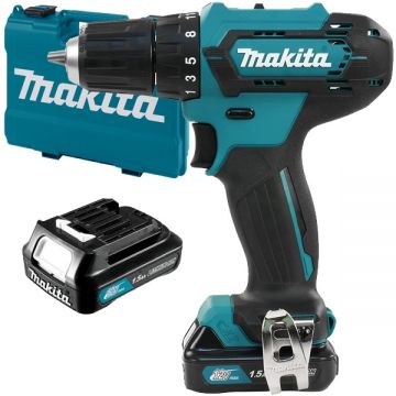 Makita DF333DWYE - Masina de gaurit si insurubat cu 2 acumulatori Li-Ion 12 V 1.5 Ah 30 Nm mandrina detasabila led iluminare