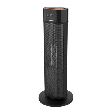 Radiator Ceramic HCH-LH2000BK cu Functie Umidificare Display LED Tactil Telecomanda 2000W Negru