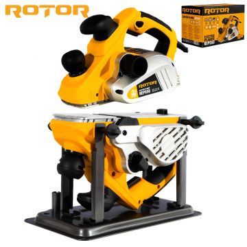 Rindea electrică ROTOR REP850, 850 W, 16.000 rot/min, suprafață de lucru 82 x 3 mm