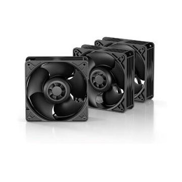 Set 3 Ventilatoare S12038-8K 120mm PWM 800 - 8000rpm Negru