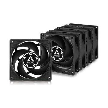 Set 5 Ventilatoare P8 Silent 1600rpm 80mm Negru