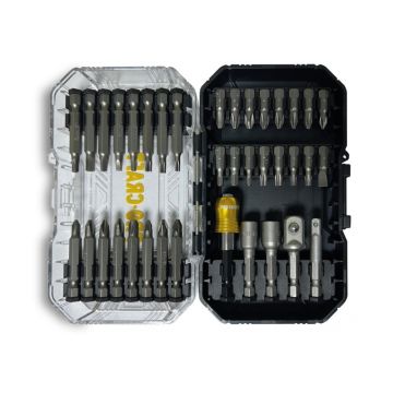 Set biti PROCRAFT BS-37 , 37 piese , biti , adaptoare priza ,chei cu piulita