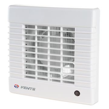 Ventilator baie Vents, temporizator, senzor de miscare, 7.5 W, alb, diametru 100 mm, 13.6 x 15.8 cm