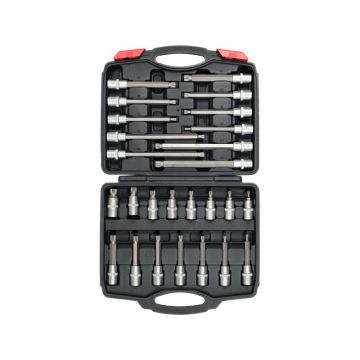 YATO Set de mufe cu biți 26 piese 1/2" Spline