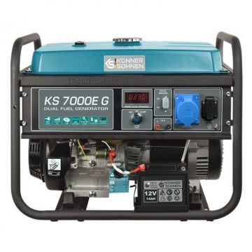 Generator de curent pe benzina GPL KS 7000E G Konner-Sohnen, 5000-5500 W, 13 Cp