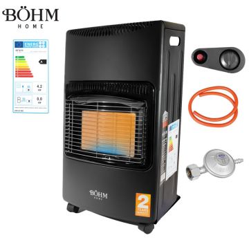 Soba pe Gaz GPL Pliabilă BÖHM BF-003B, 4,20 kW, 3 Trepte de Putere, Suprafață Încălzire 80 m²