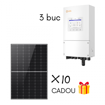 Pachet Solis - Invertor SOLIS S6-EH1P(5)K-L-PLUS (5kW) + 10 Panouri Cadou