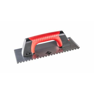 Gletiera dintata cu maner Rubiflex 28cm, 6mm - RUBI-75955