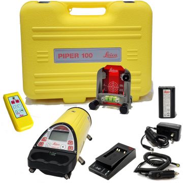 Laser Rosu pentru Conducte, Piper 100 - set telecomanda IR si accesorii - Leica-748704