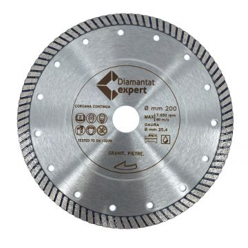 Disc DiamantatExpert pt. Piatra dura, Granit dur 200x25.4 (mm) Ultra Premium - DXWD.GC1.200.25