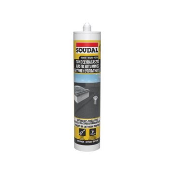 Mastic bituminos acoperis Soudal Roof Repair, negru, 280 ml