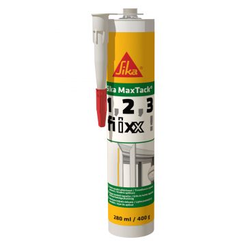 Adeziv pentru materiale de constructii Sika MaxTack® alb 300 ml