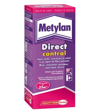 Adeziv pentru tapet Metylan Direct Control, interior, 200 g