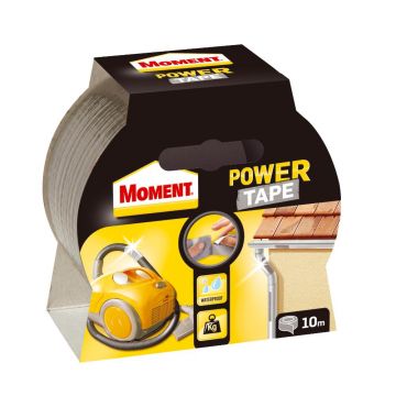 Banda adeziva pentru reparatii, Moment Power Tape, argintiu, 48 mm x 10 m